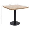 Bistro Table Light Brown 31.5"x31.5" MDF