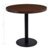 Bistro Table Dark Brown 31.5" MDF