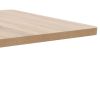 Bistro Table Light Brown 31.5"x31.5" MDF