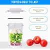 Food Storage Containers, Pantry Organization and Storage ,7 Pieces BPA Free Plastic Airtight Kitchen Organization and Storage with Lock Lids . Labels