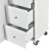 Rolling Mobile Kitchen Island with Solid Wood Top and Locking Wheels,52.7 Inch Width,Storage Cabinet and Drop Leaf Breakfast Bar,Spice Rack, Towel Rac