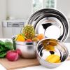 Mixing Bowls with Lid Set, 23PCS Kitchen Utensils Metal Bowl Stainless Steel Nesting Bowls, Measuring Cups and Spoons, Egg Whisk for Baking Prepping C