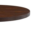 Bistro Table Dark Brown 31.5" MDF