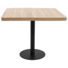 Bistro Table Light Brown 31.5"x31.5" MDF