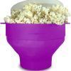1 pc Collapsible Silicone Microwave Popcorn Popper - Quick and Easy Way to Make Delicious Popcorn at Home