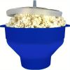 1 pc Collapsible Silicone Microwave Popcorn Popper - Quick and Easy Way to Make Delicious Popcorn at Home