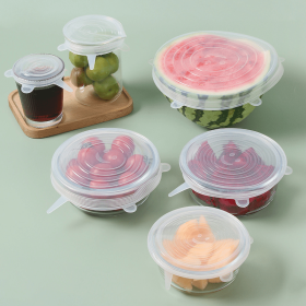 Kitchen Accessories Elegant Design Storage Tools (Color: Transparent, Type: 2 Sets)
