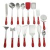 Frontier Collection 15-Piece All in One Kitchen Utensil Set, Red