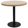 Bistro Table Light Brown 31.5" MDF