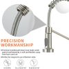 Single Handle Pull Down Sprayer Kitchen Faucet in Black