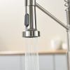 Single Handle Pull Down Sprayer Kitchen Faucet in Black
