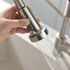 Single Handle Pull Down Sprayer Kitchen Faucet in Black