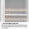 Kitchen Storage Cabinet, 71" Tall Kitchen Pantry Cabinet with Doors and Adjustable Shelves, Freestanding Utility Storage Cabinet for Kitchen, Dining R