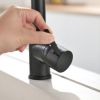 Single Handle Pull Down Sprayer Kitchen Faucet in Black