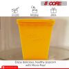 5 Core The Original Microwave Popcorn Popper, Silicone Popcorn Maker W/Lid, Reusable Jumbo Microwavable Bowl - Hot Air Popper - No Oil Required - BPA-