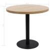 Bistro Table Light Brown 31.5" MDF
