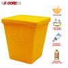 5 Core The Original Microwave Popcorn Popper, Silicone Popcorn Maker W/Lid, Reusable Jumbo Microwavable Bowl - Hot Air Popper - No Oil Required - BPA-