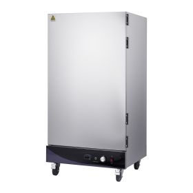 Electric Hot Box Food Warmer, 8-Tier Commercial Warming Cabinet with Water Tray, Single-Door and Adjustable Shelves