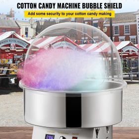 20.5" Diameter Candy Floss Cover for Candy Floss Maker Machine 52cm Dome Shield Cover of Commercial Candyfloss Machine Dome Cover Shield Cover (C