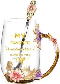 Birthday Gifts for Women Mom Plastic Tea Cup Mothers Valentines Day Gifts for Her from Daughter Son Unique Inspirational Friendship Ideas for Fem (Color: Grandma)